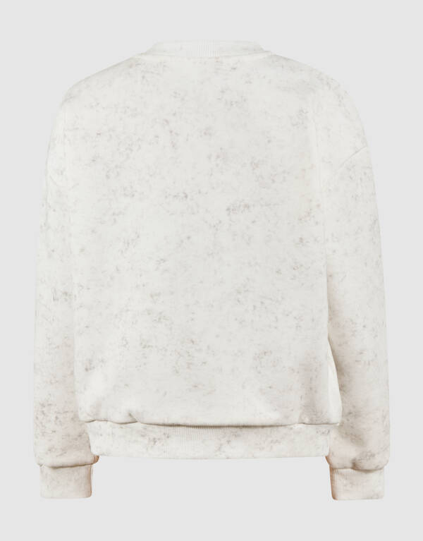 Bedruckter Smiley-Kunstpullover Wei&szlig; SHOEBY BOYS