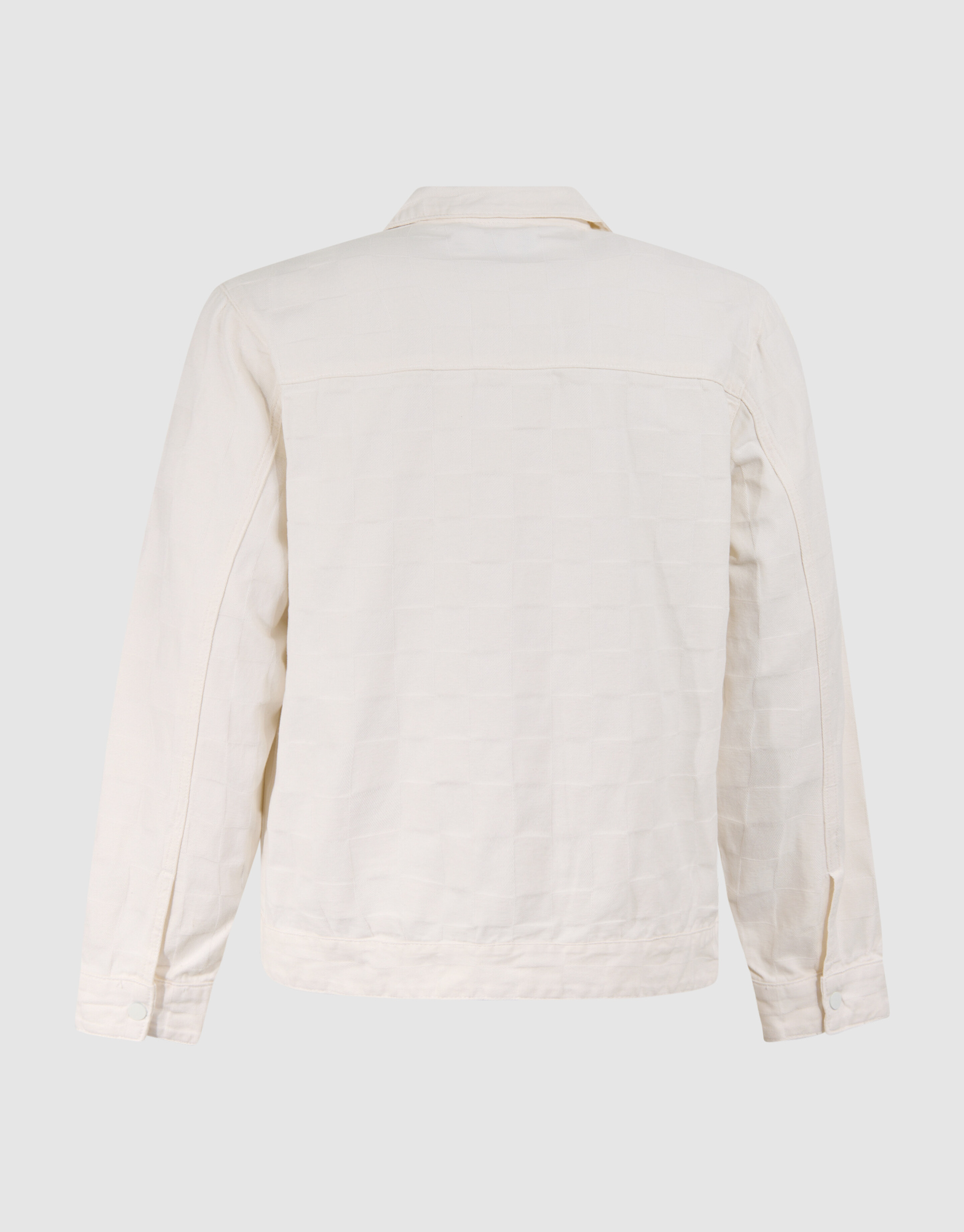 Block Jacquard Jacke Off White SHOEBY MEN