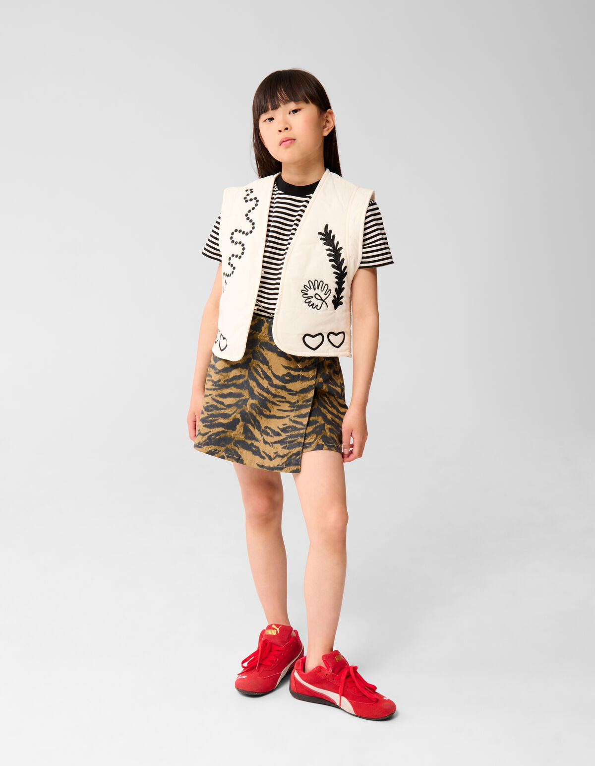 Stickereiweste schwarz SHOEBY GIRLS