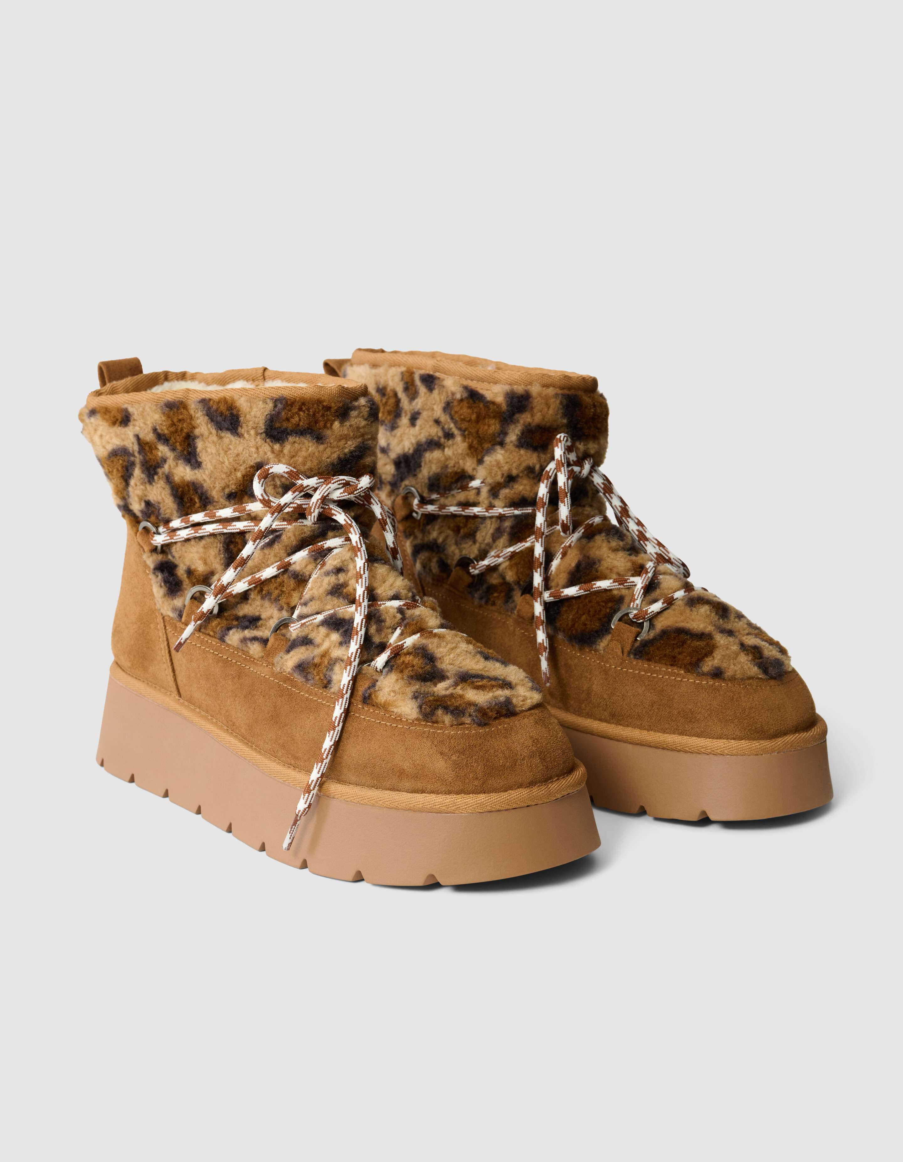 Leopard Stiefeletten Braun SHOEBY SHOES