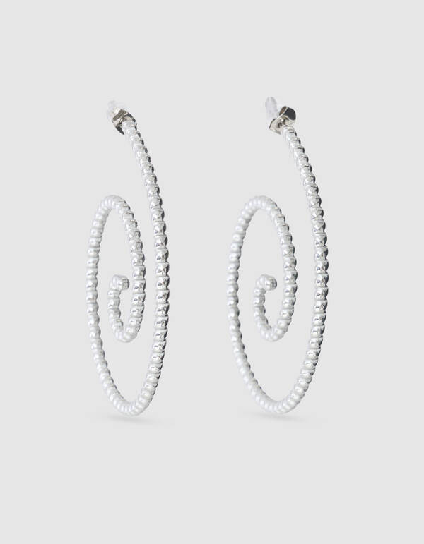 Spiralohrringe Silber SHOEBY ACCESSOIRES