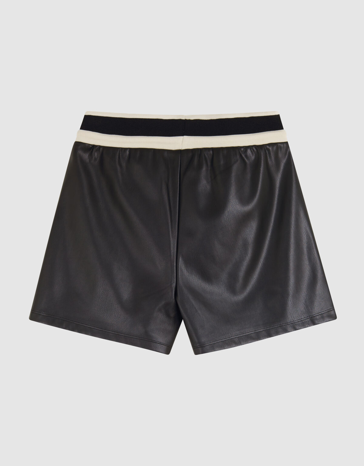 Vegane Lederhose Sportlich Schwarz SHOEBY GIRLS