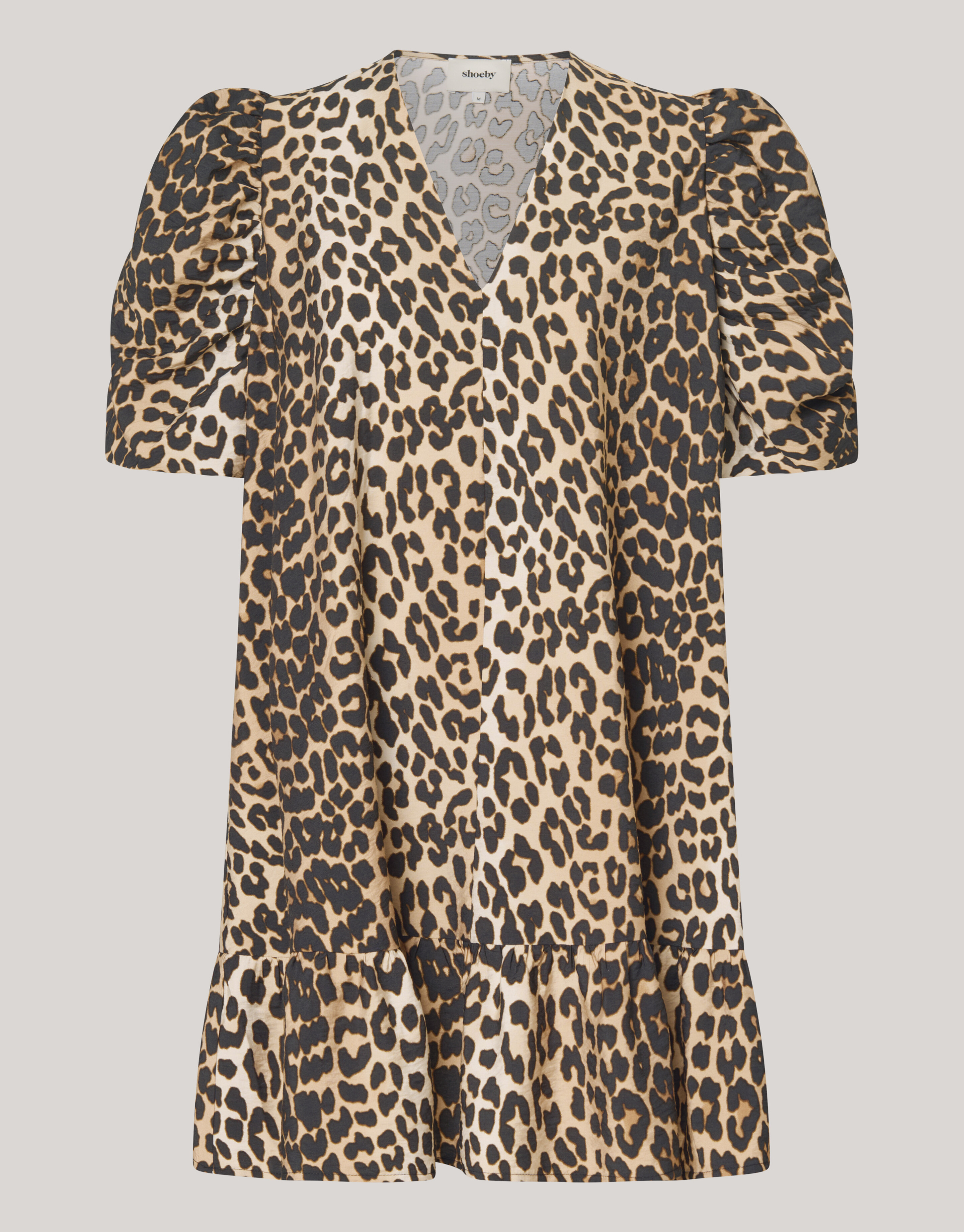 Puffärmel Leopard Kleid SHOEBY WOMEN