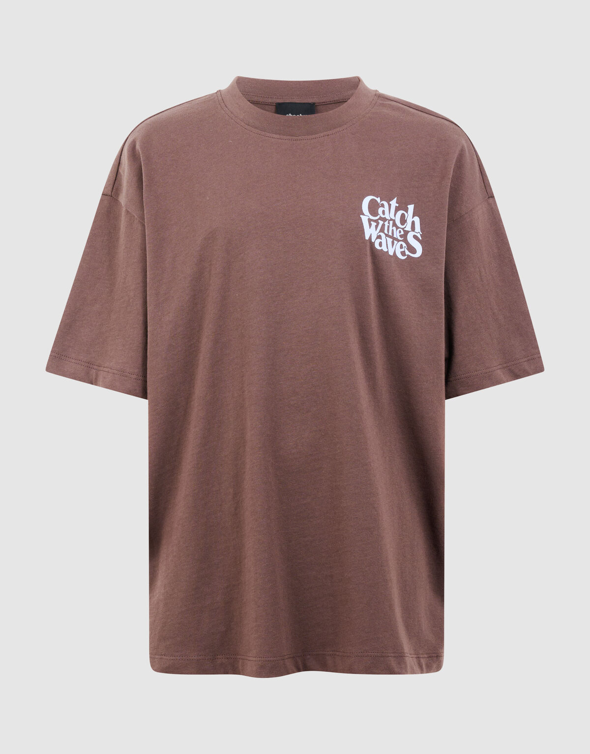 Catch Artwork T-shirt Donkerbruin SHOEBY BOYS