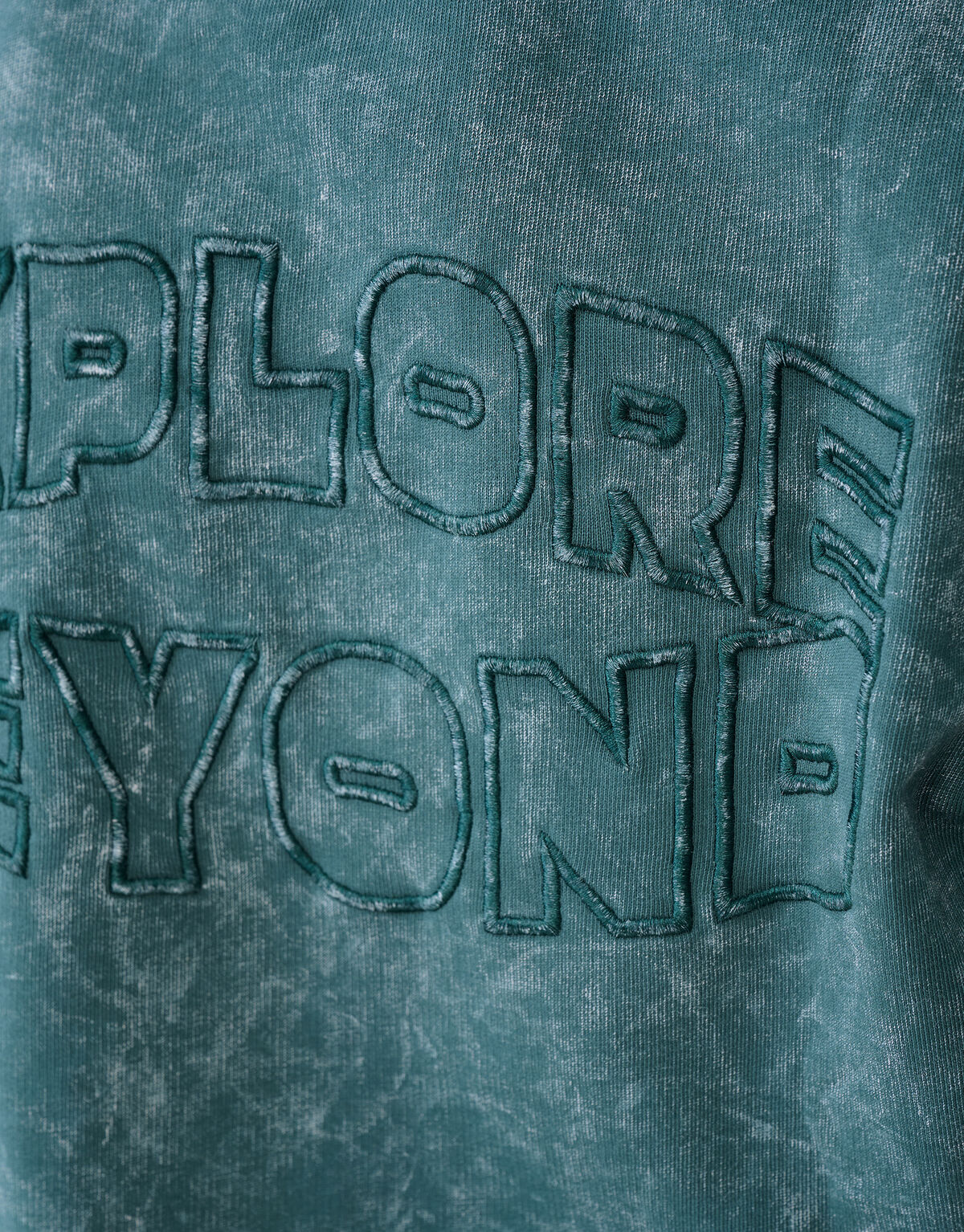 Washed Artwork Pullover Dunkelblau SHOEBY BOYS