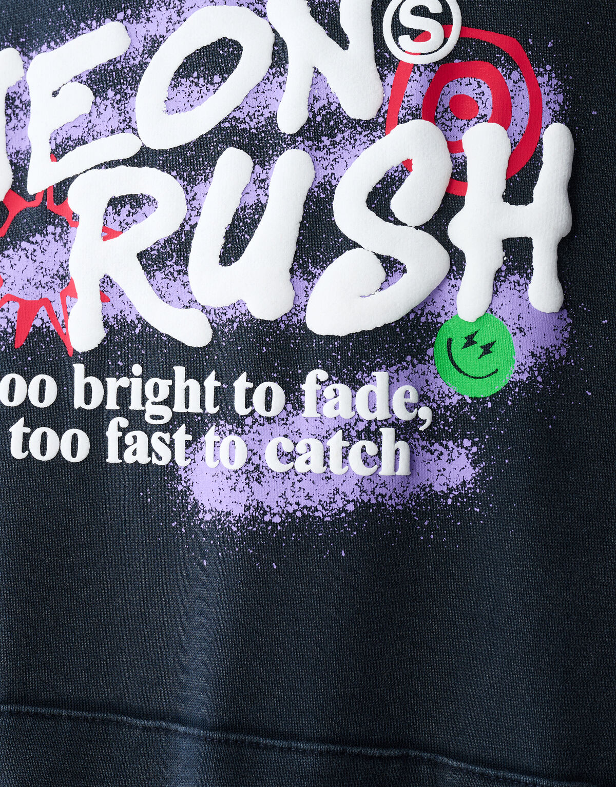 Neon Rush Artwork Hoodie Grau SHOEBY BOYS