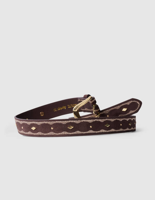 Triangle Western-G&uuml;rtel Braun SHOEBY ACCESSOIRES
