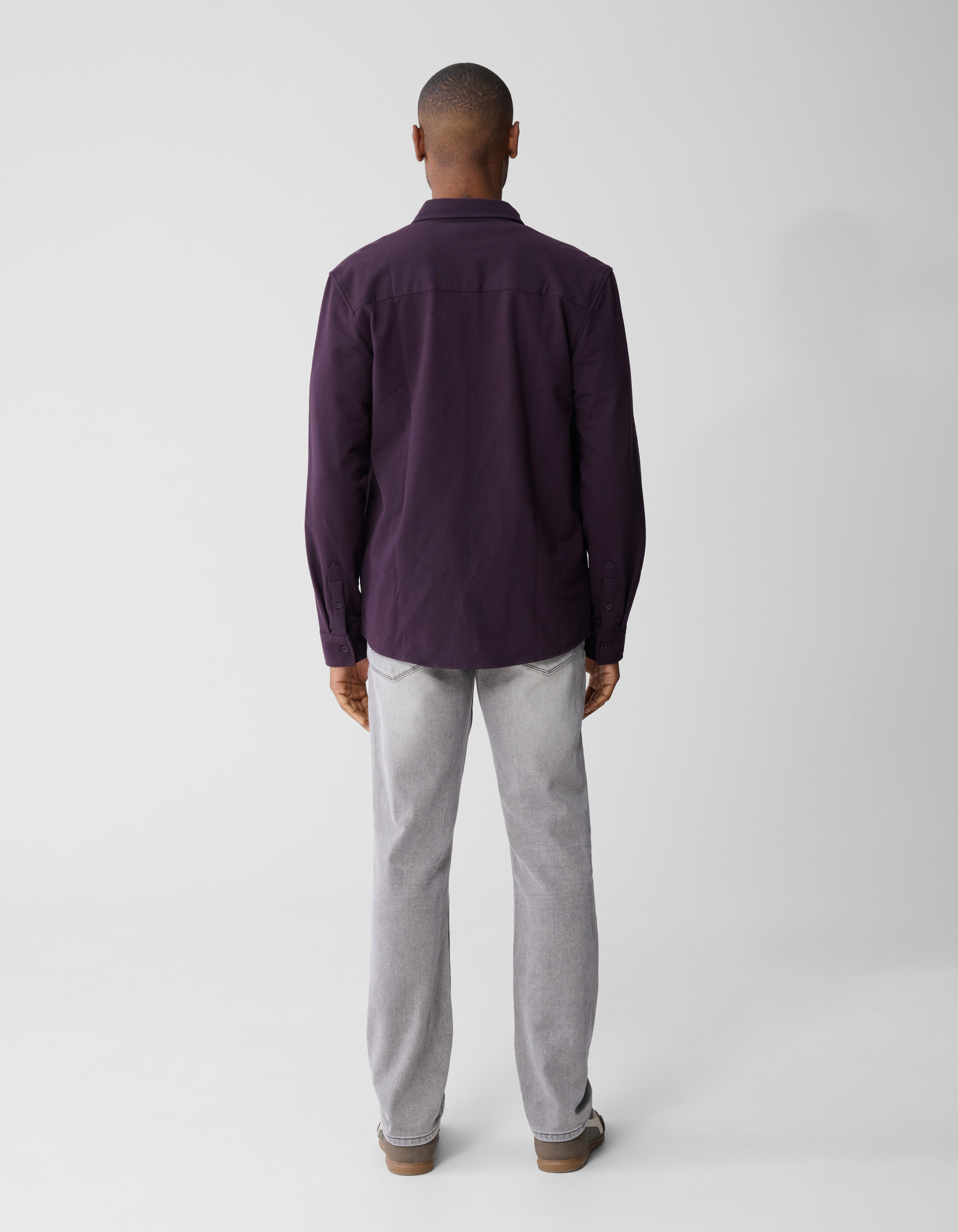 Twillhemd, dunkelrot SHOEBY MEN