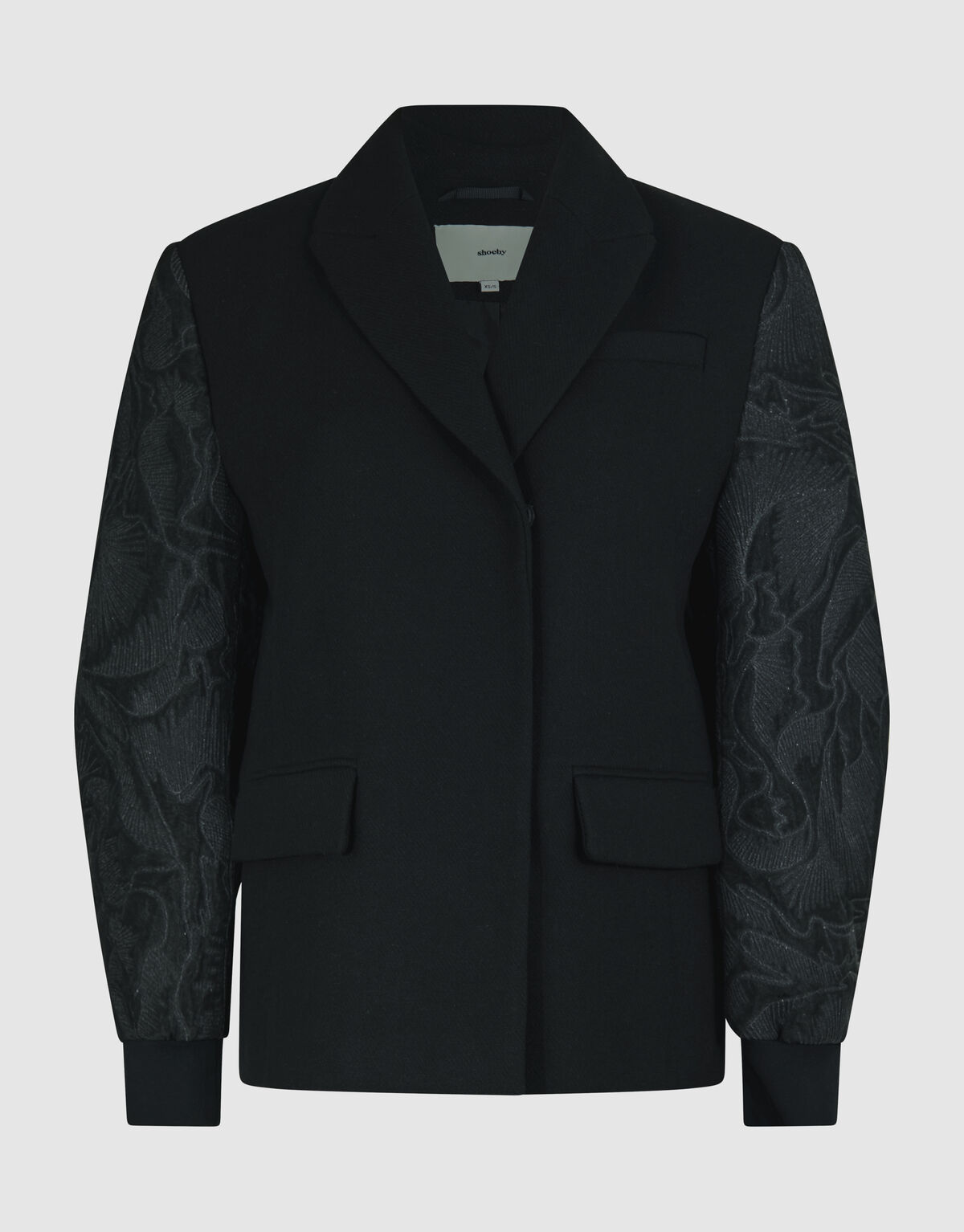 Kurze Mischjacke Schwarz SHOEBY WOMEN