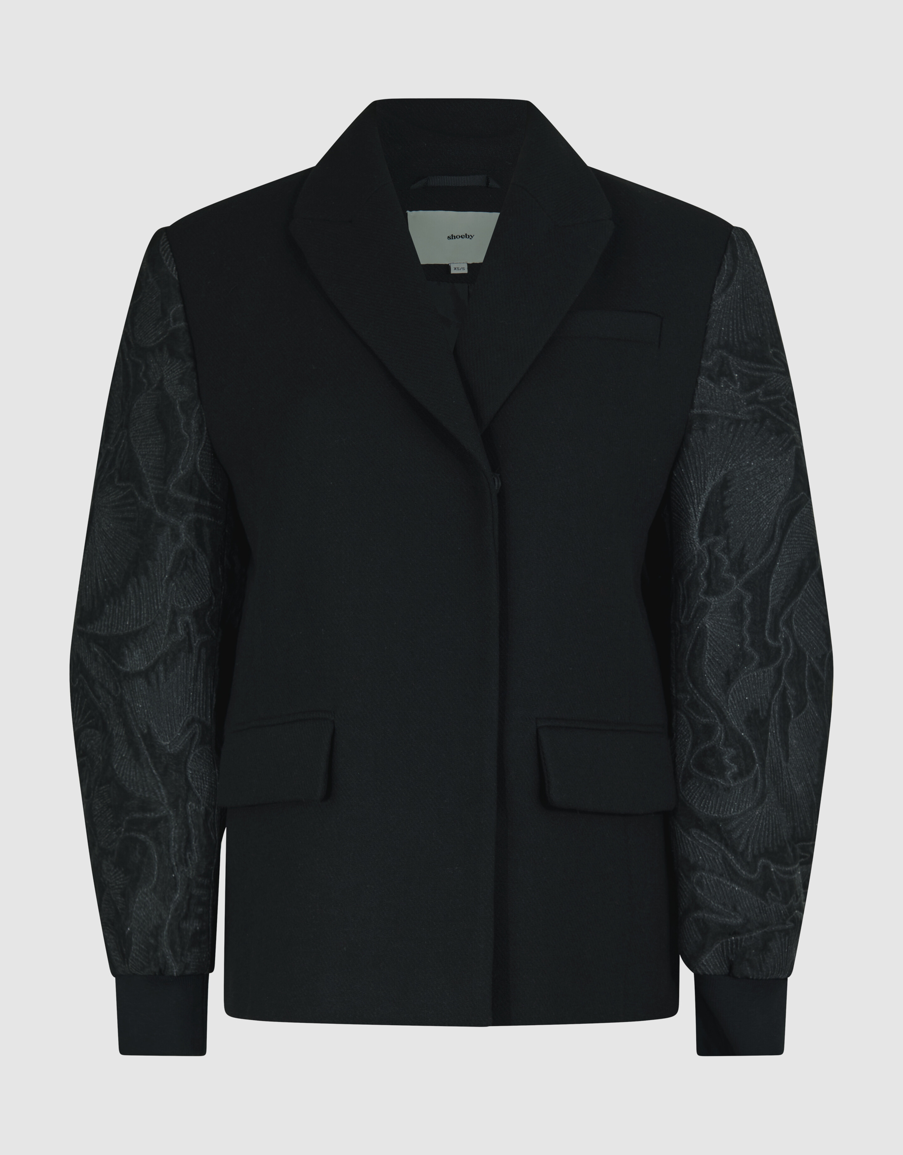 Kurze Mischjacke Schwarz SHOEBY WOMEN