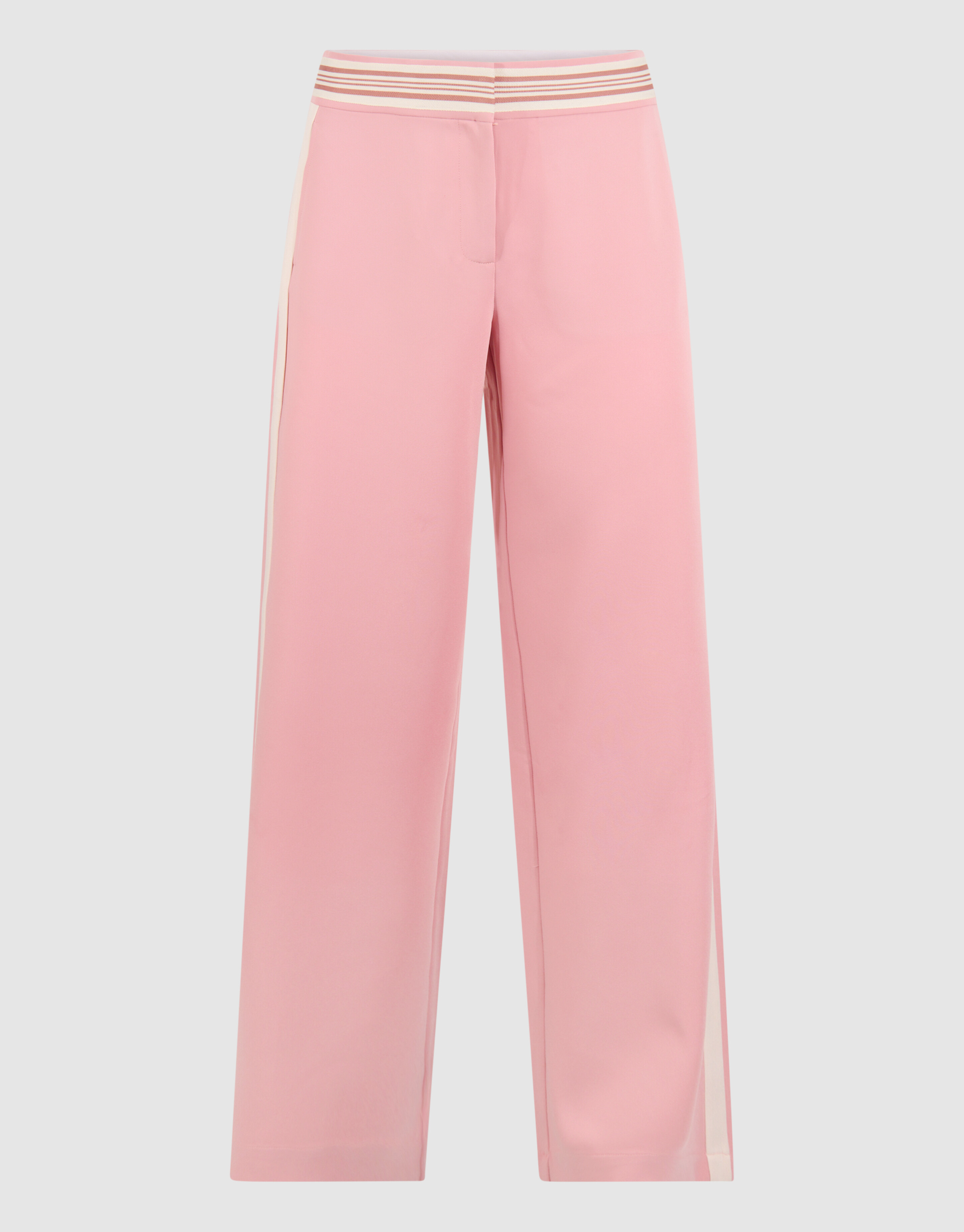 Sportliche Hose mit weitem Bein Hellrosa SHOEBY WOMEN