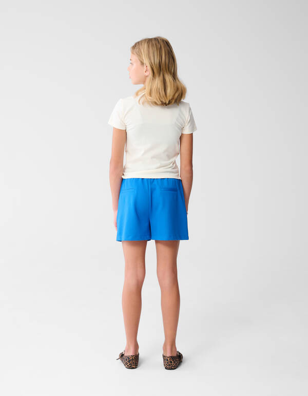 Sportliche Ruffle Short Blau SHOEBY GIRLS