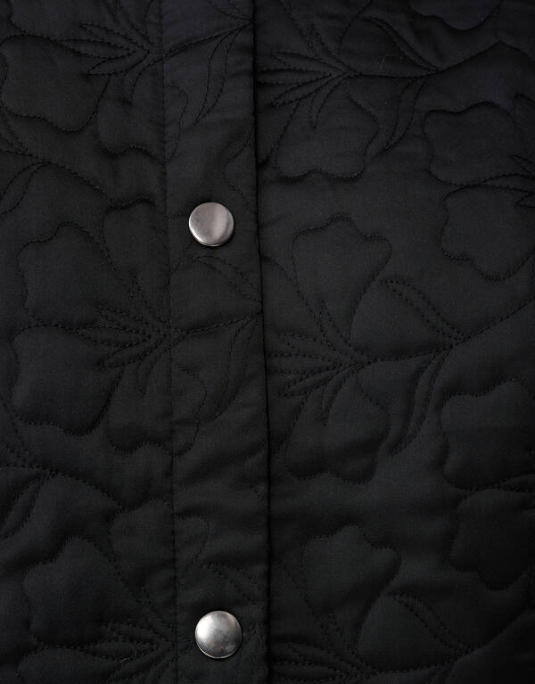 Kurz&auml;rmelige Bomberjacke mit Stickerei Schwarz SHOEBY WOMEN