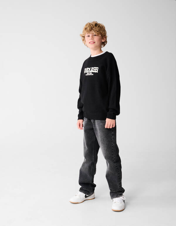 Endless Gebriede Pullover Schwarz SHOEBY BOYS