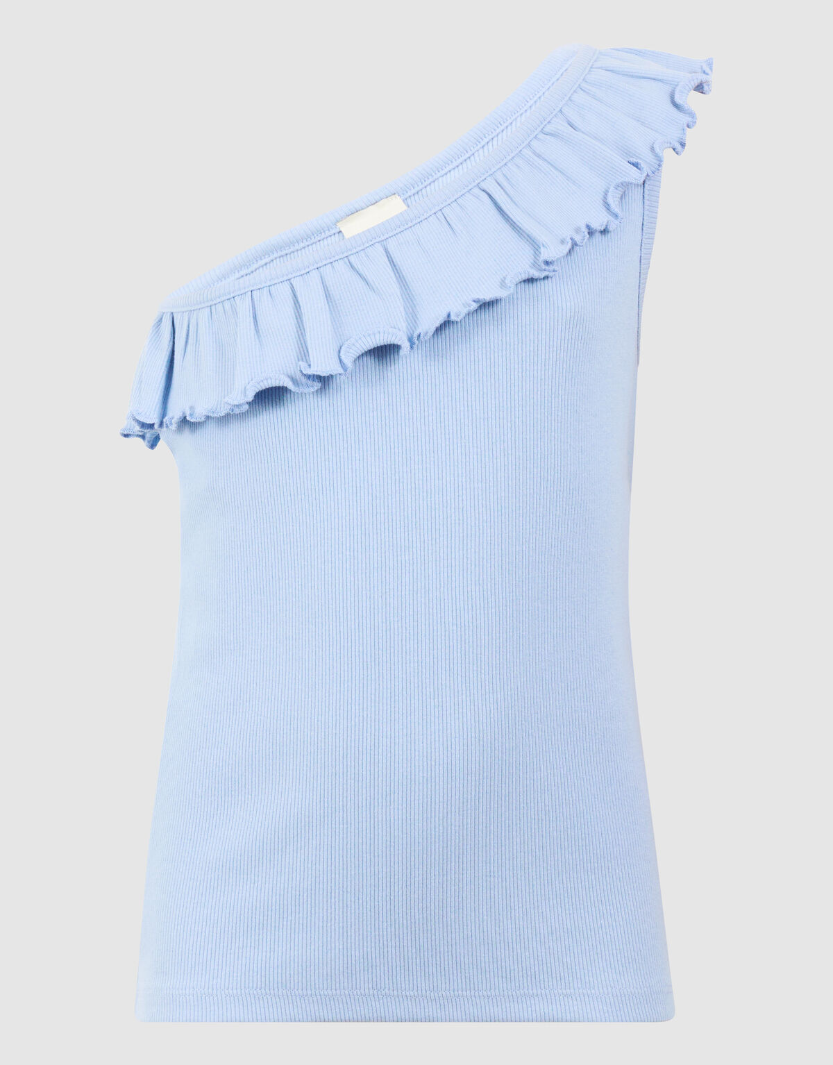 Ein-Schulter-Rippenoberteil Blau SHOEBY GIRLS