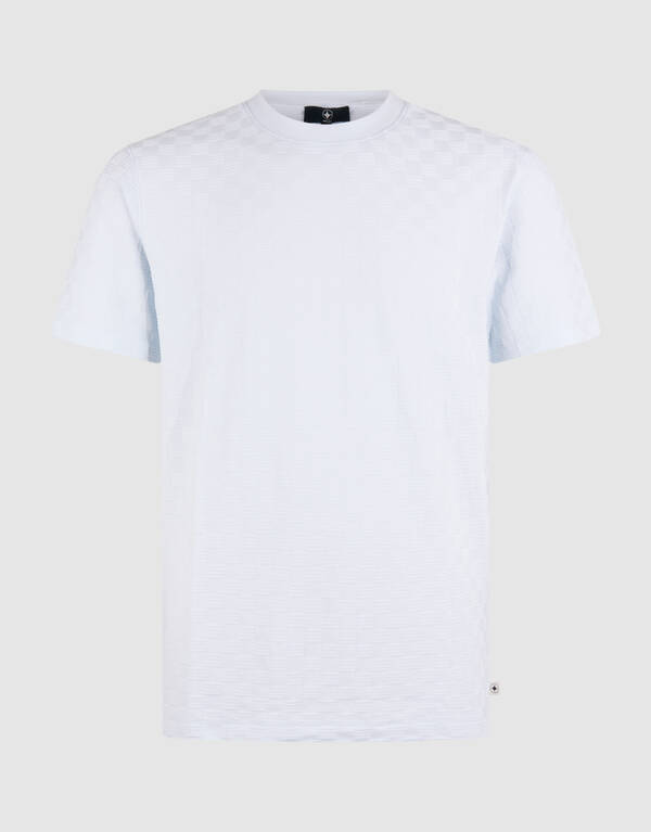 Struktur T-Shirt Hellblau SHOEBY MEN