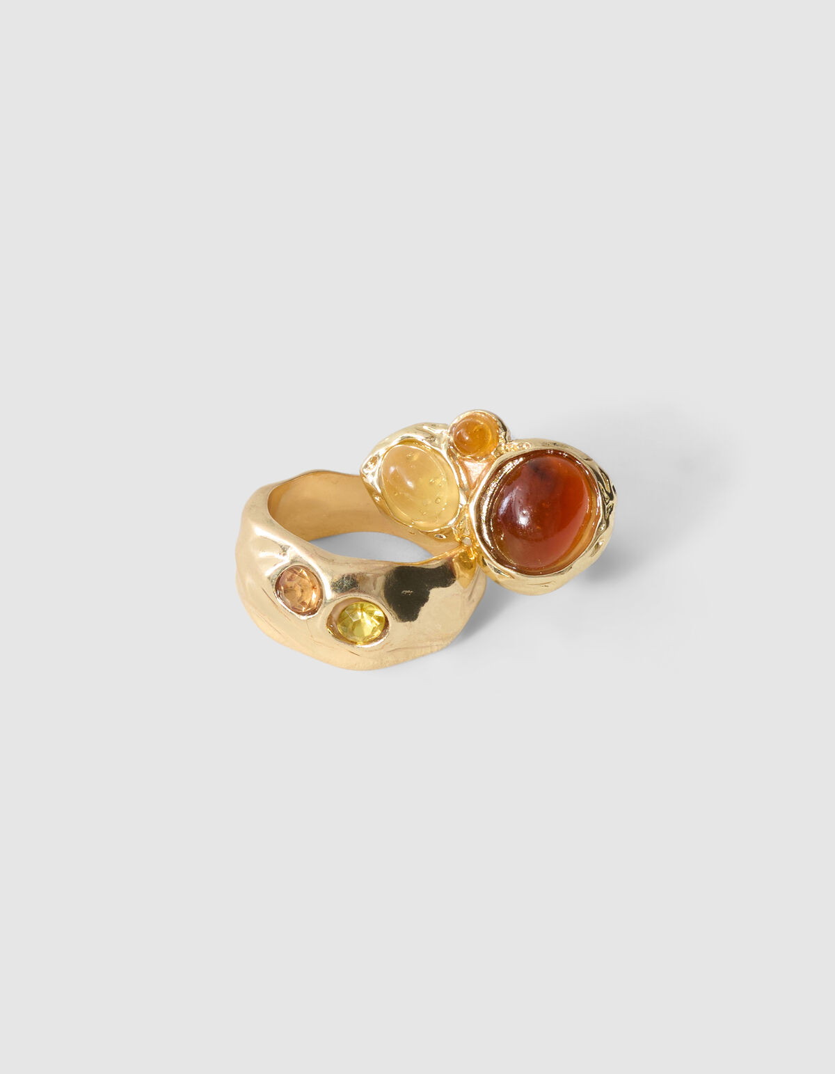 Vintage Schal Anh&auml;nger Set Gold SHOEBY ACCESSOIRES