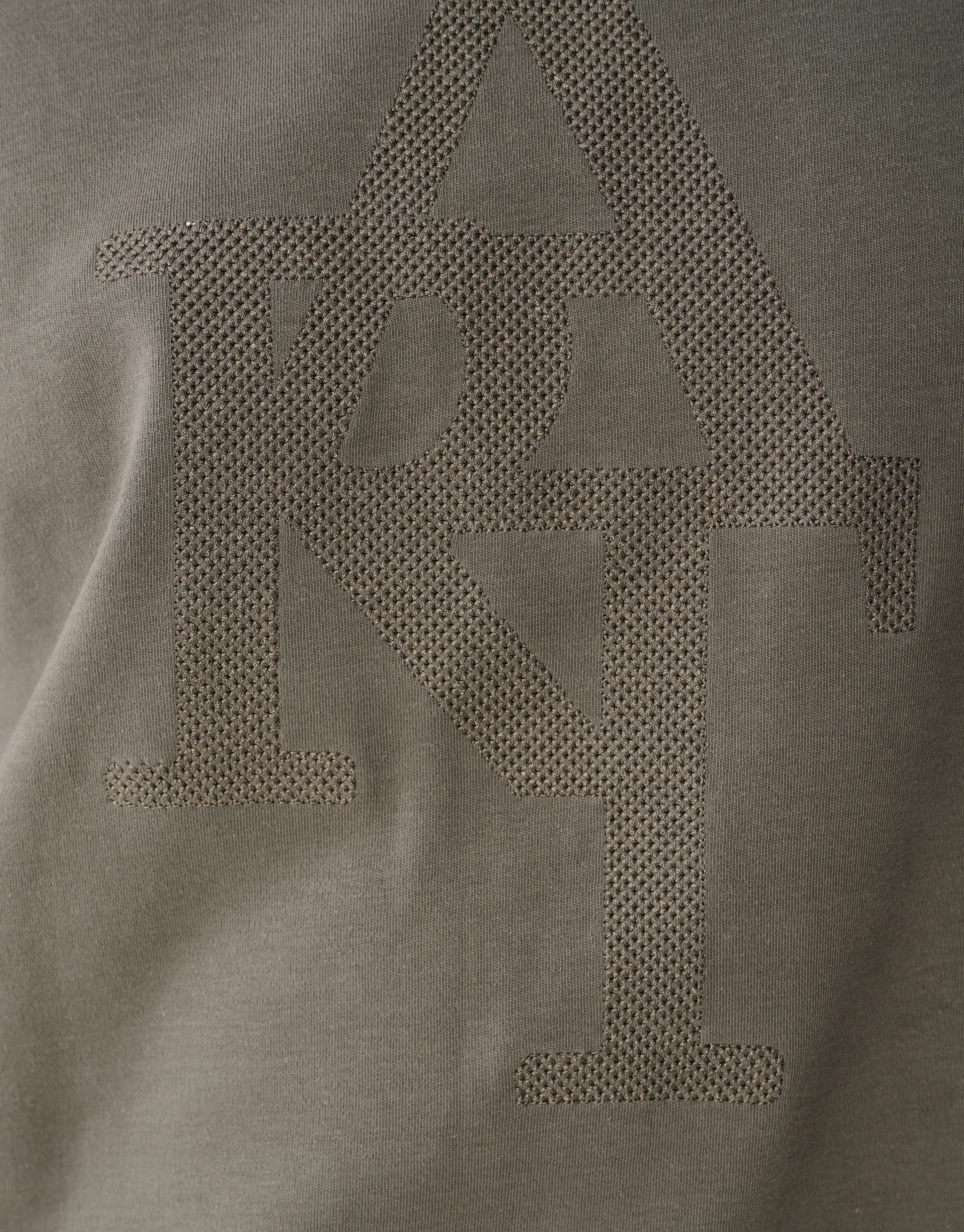 Stickerei-Kunst T-Shirt Dunkelgrün SHOEBY MEN