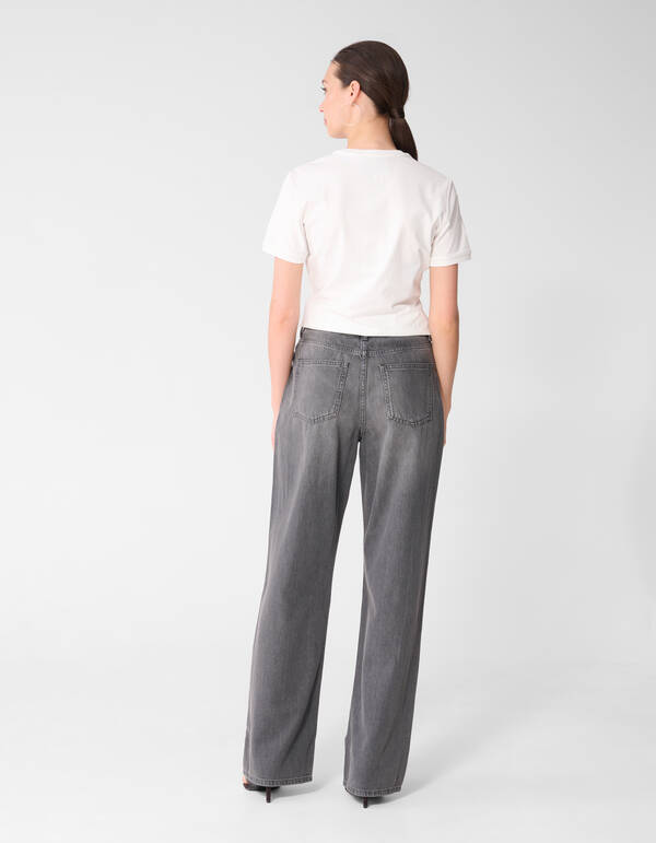 Weit geschnittene Jeans Grau SHOEBY WOMEN