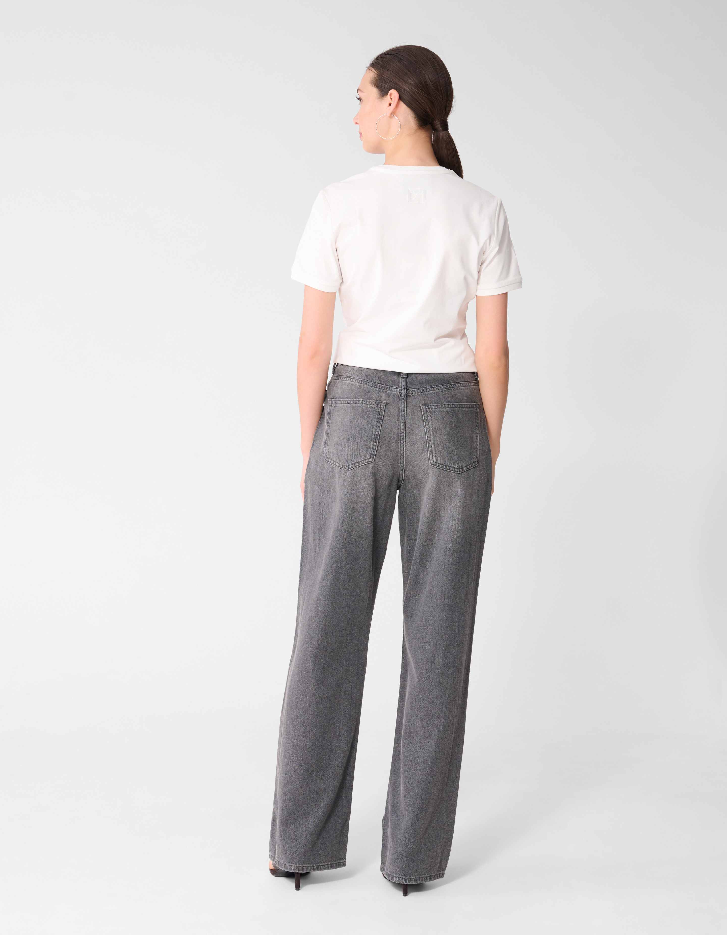 Weit geschnittene Jeans Grau SHOEBY WOMEN
