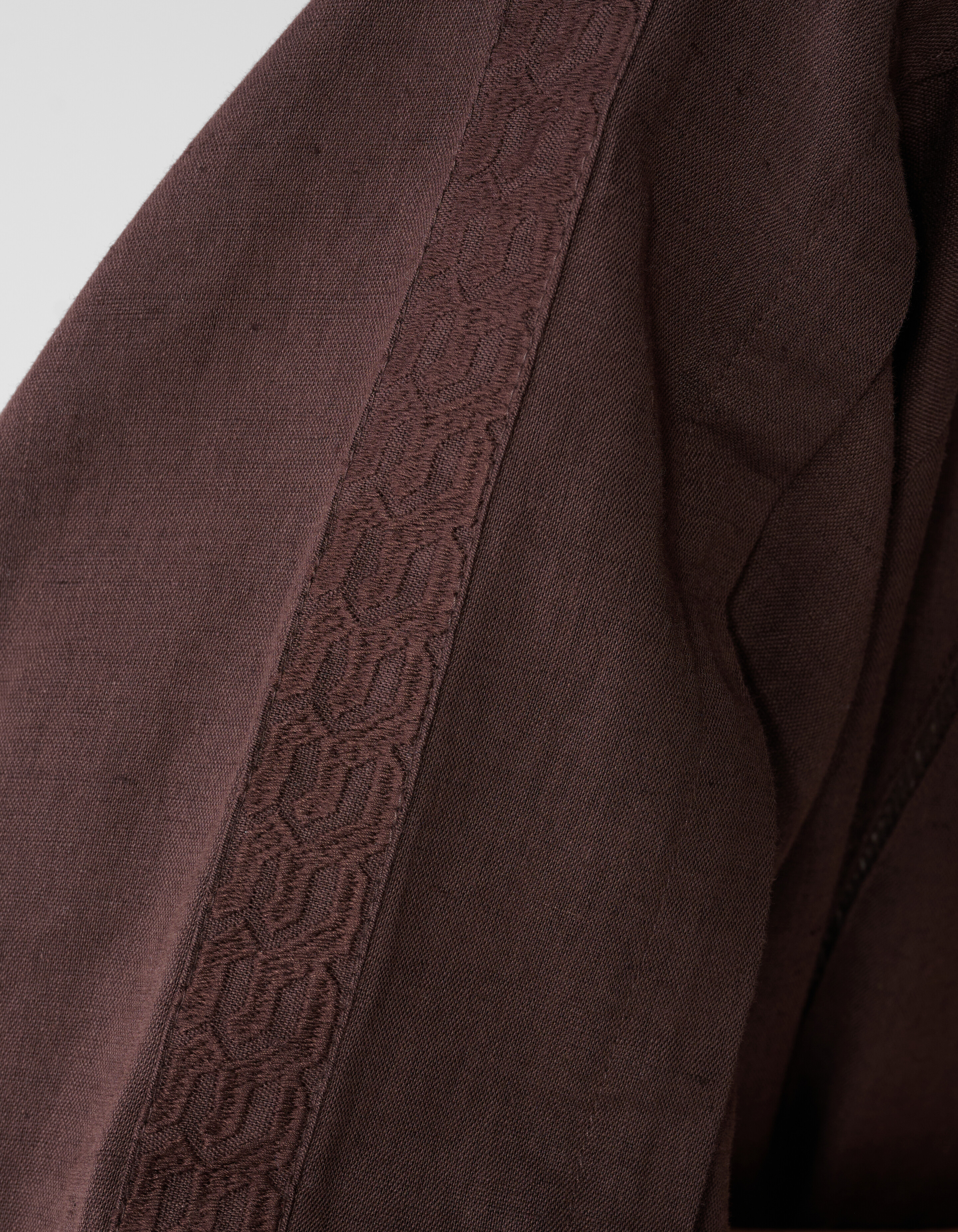 Plissierte Stickbluse Dunkelbraun von Mieke SHOEBY WOMEN