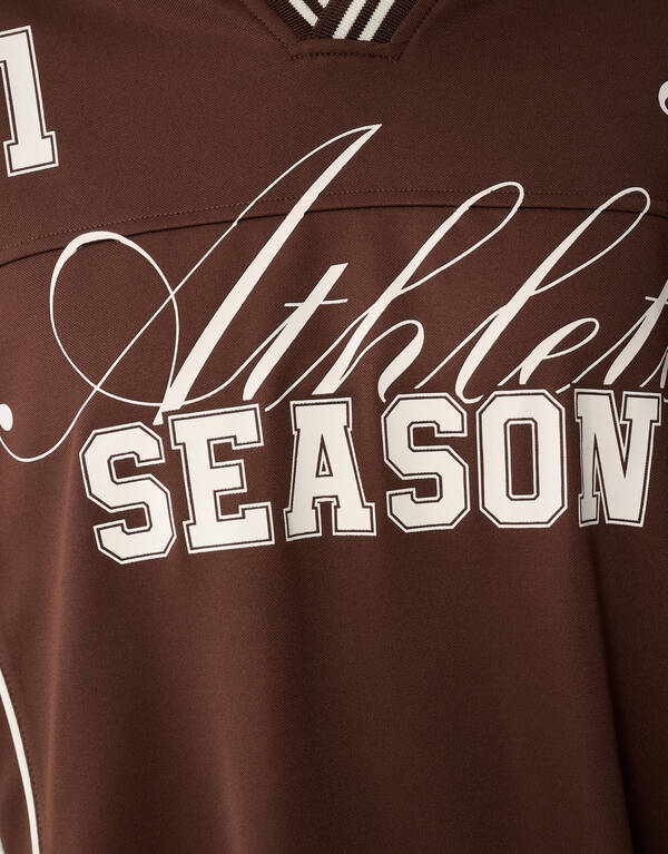 Oversized Baseball Langarmshirt Bruin SHOEBY WOMEN