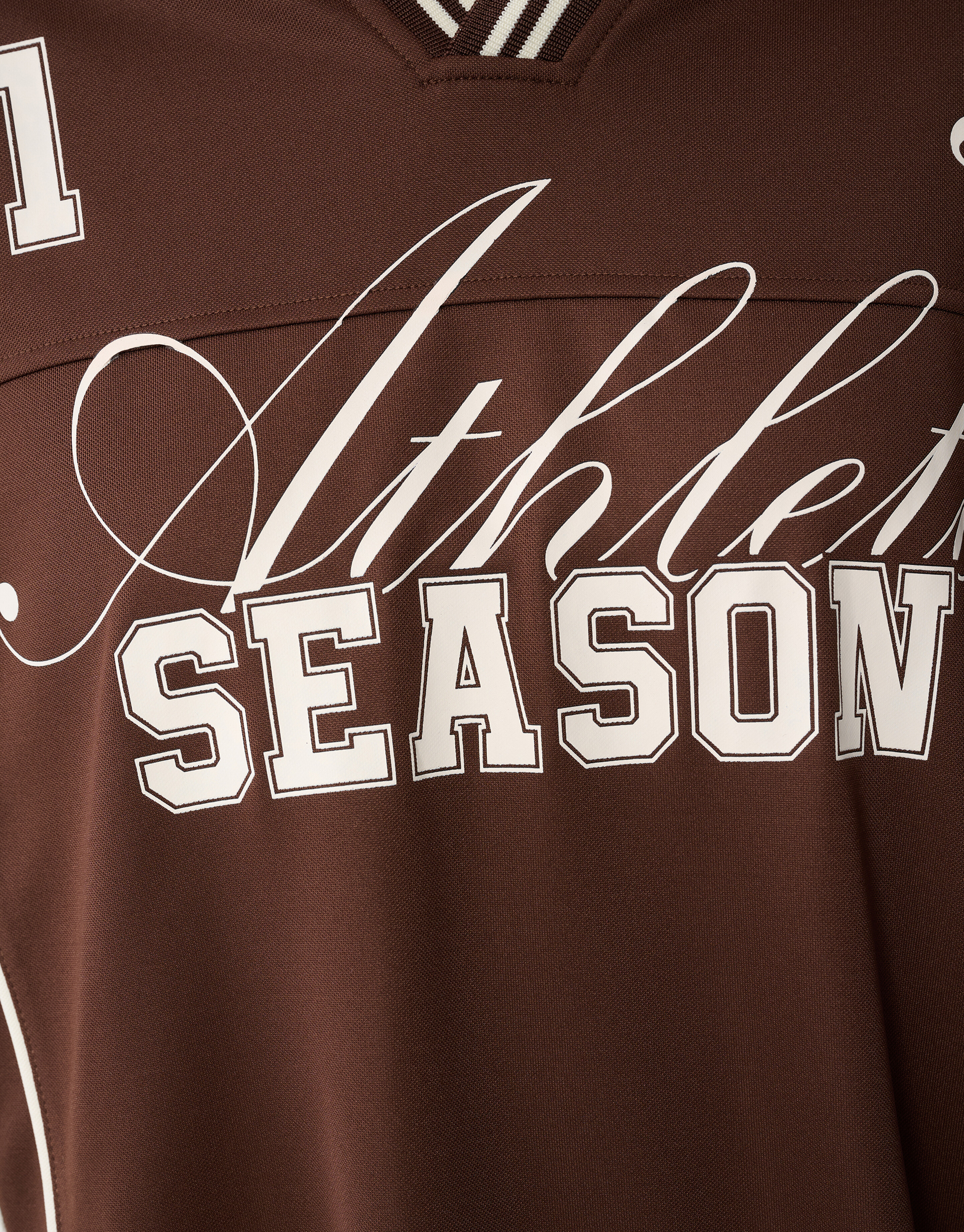 Oversized Baseball Langarmshirt Bruin SHOEBY WOMEN