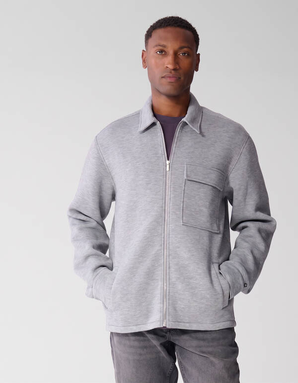 Scuba-Overshirt Hellgrau SHOEBY MEN