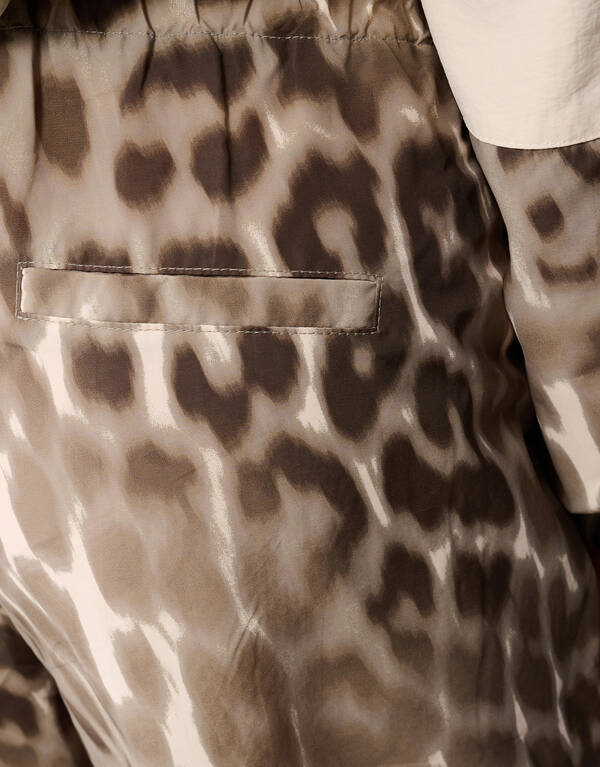 Leopard Fallschirm-Jogginghose Braun SHOEBY WOMEN