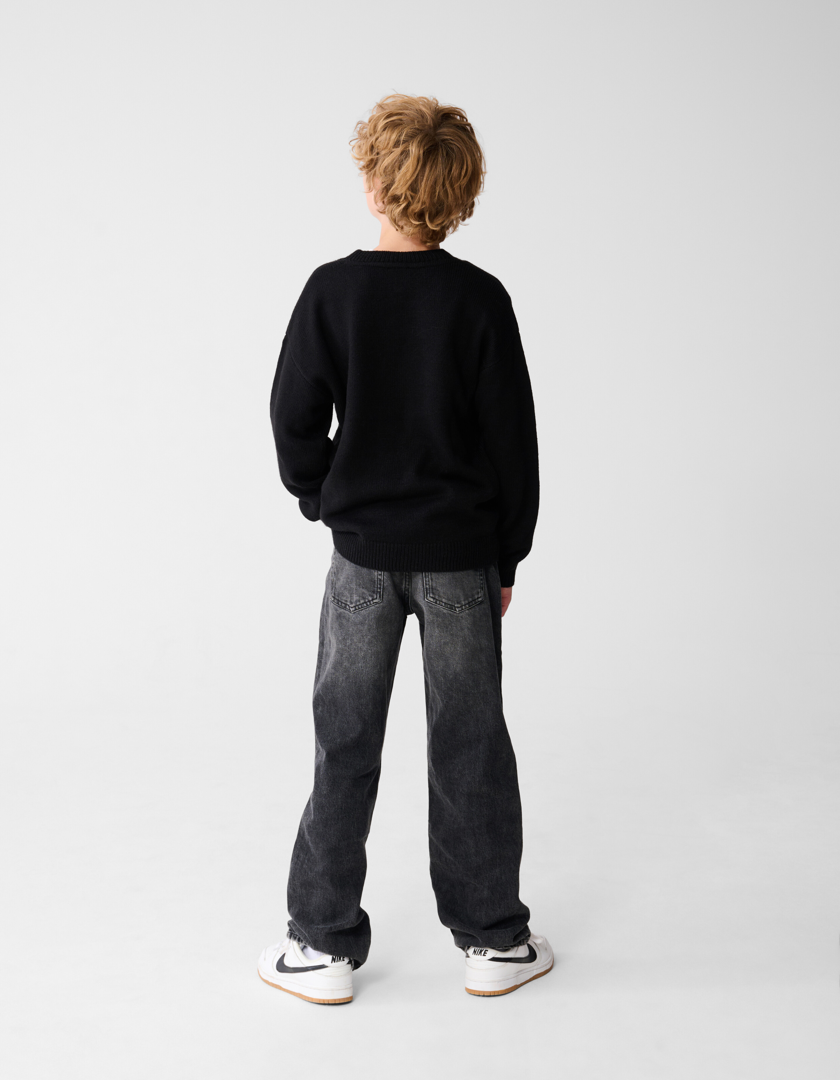 Endless Gebriede Pullover Schwarz SHOEBY BOYS