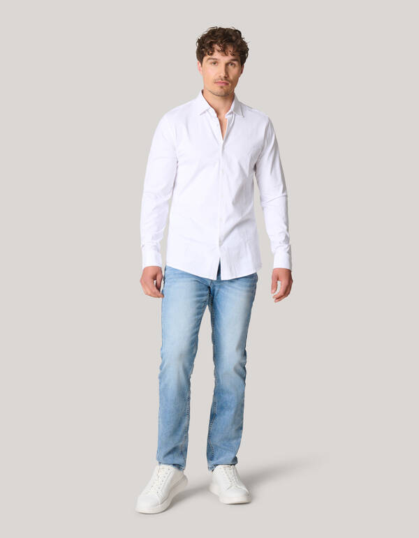 Straight Fit Light Jeans Gebleicht L32 SHOEBY MEN