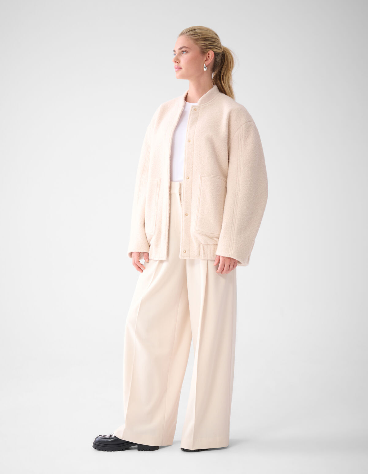 Teddy Bomber Off-white SHOEBY WOMEN