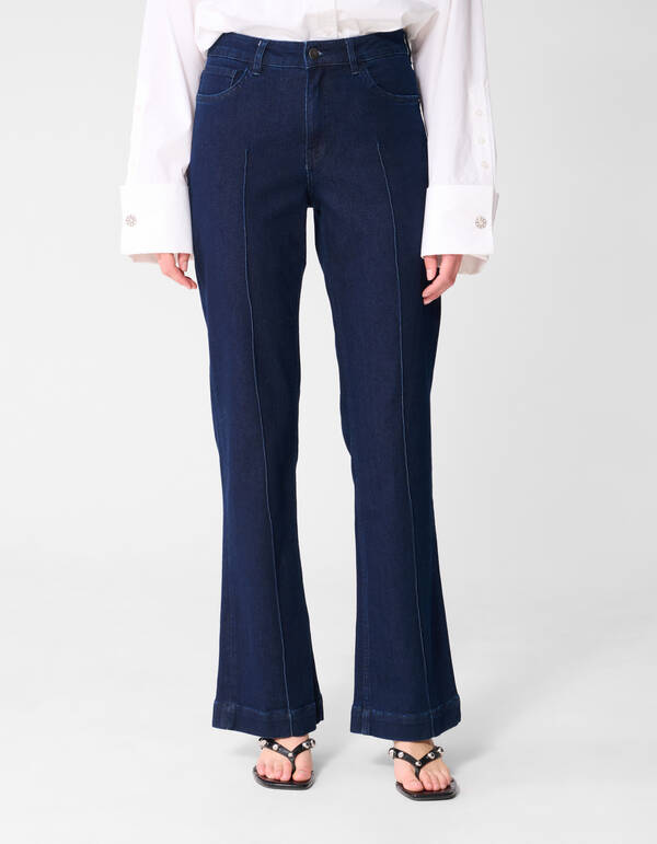 Flared Fit Jeans Dunkelblau SHOEBY WOMEN