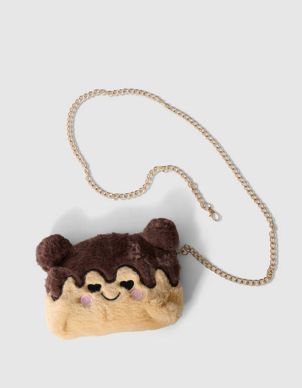 Chocolate Bun Tas Bruin SHOEBY ACCESSOIRES