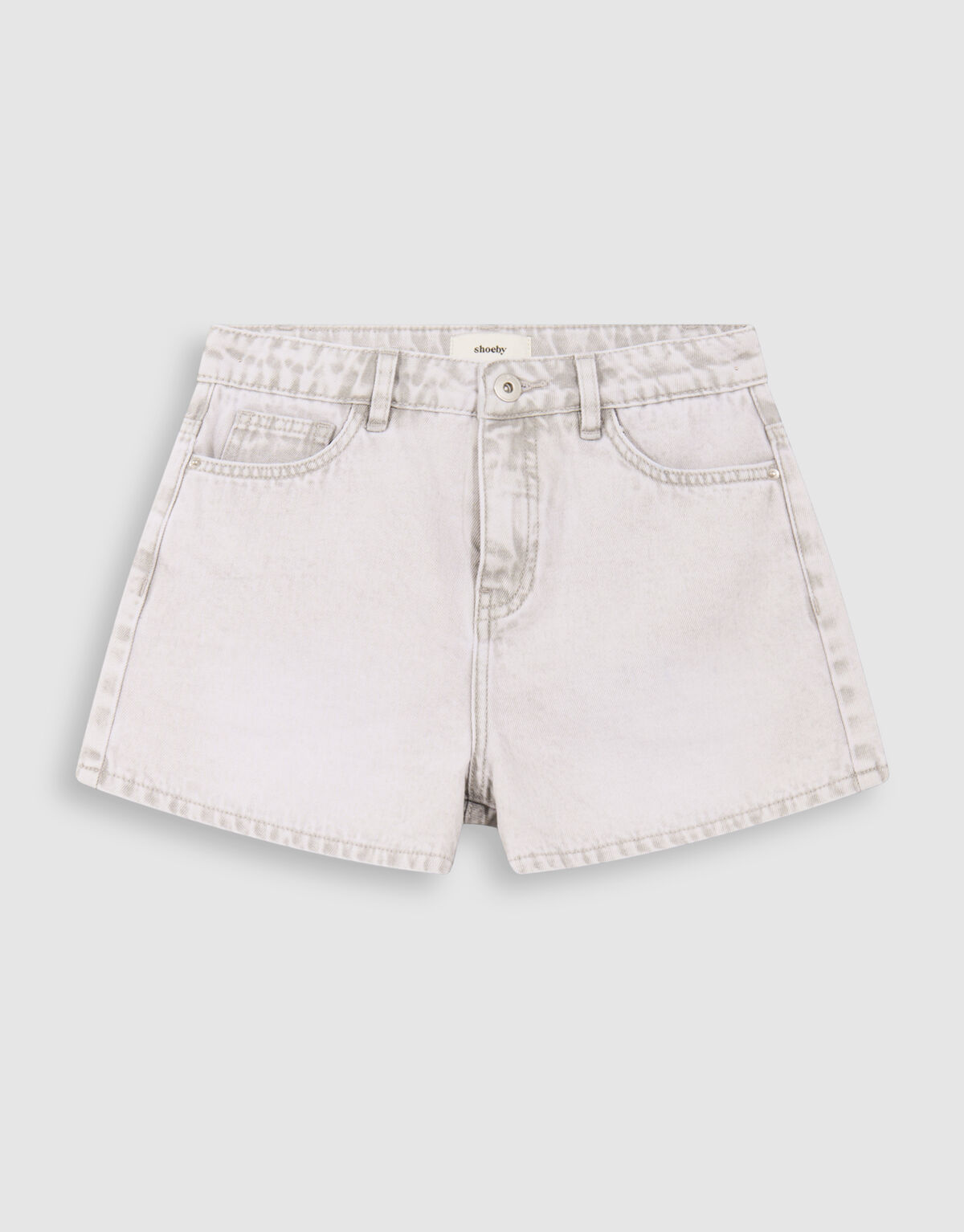 Basic Denim-Shorts Hellgrau SHOEBY GIRLS