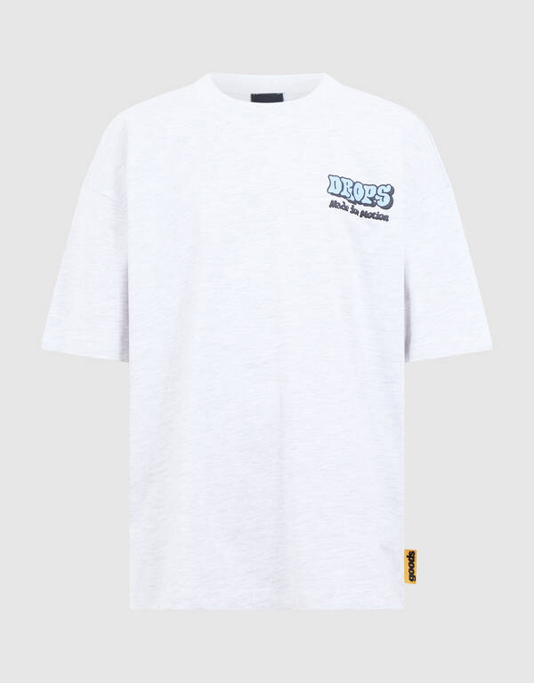 Drops Artwork T-Shirt Hellgrau SHOEBY BOYS
