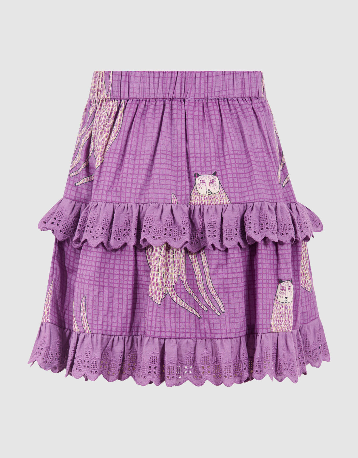 Tiger Ruffle Rock Lila SHOEBY GIRLS