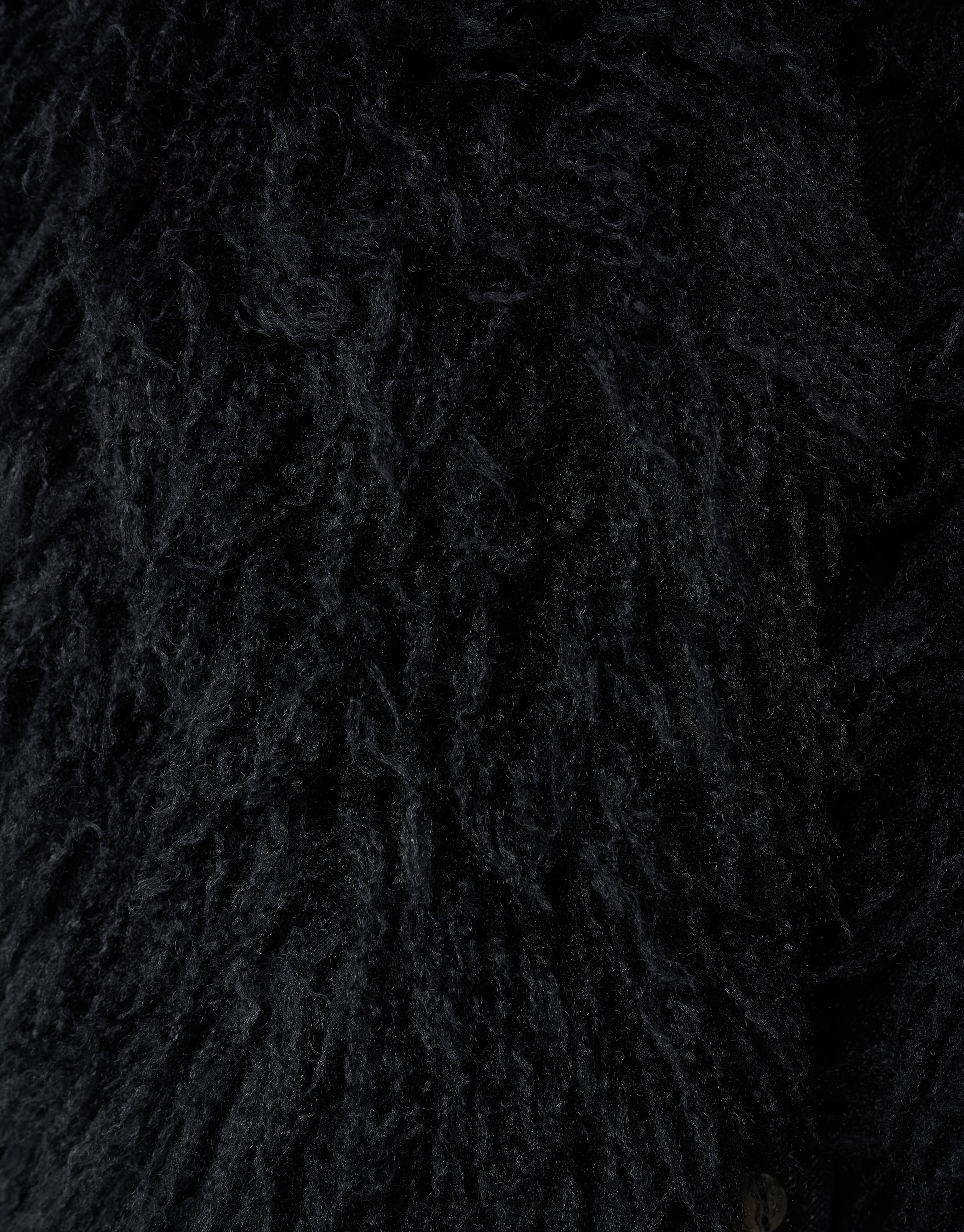Oversized Teddy Weste Schwarz SHOEBY WOMEN
