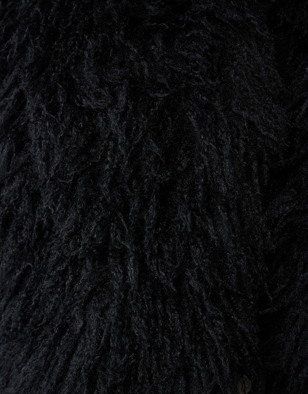 Oversized Teddy Weste Schwarz SHOEBY WOMEN