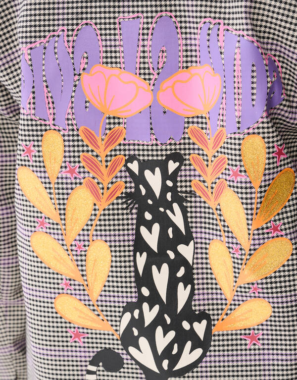 Fenster Artwork Blazer Hellbraun SHOEBY GIRLS