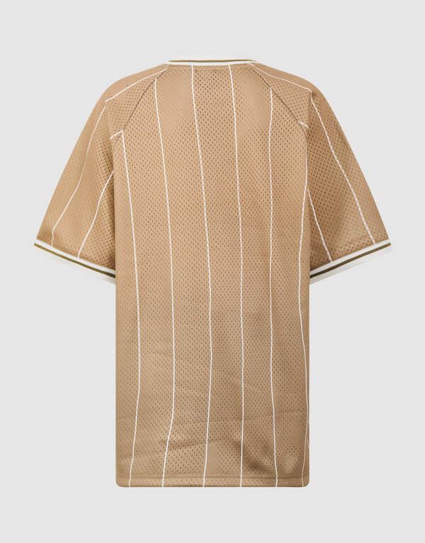 &Uuml;bergro&szlig;es sportliches T-Shirt in Braun SHOEBY BOYS