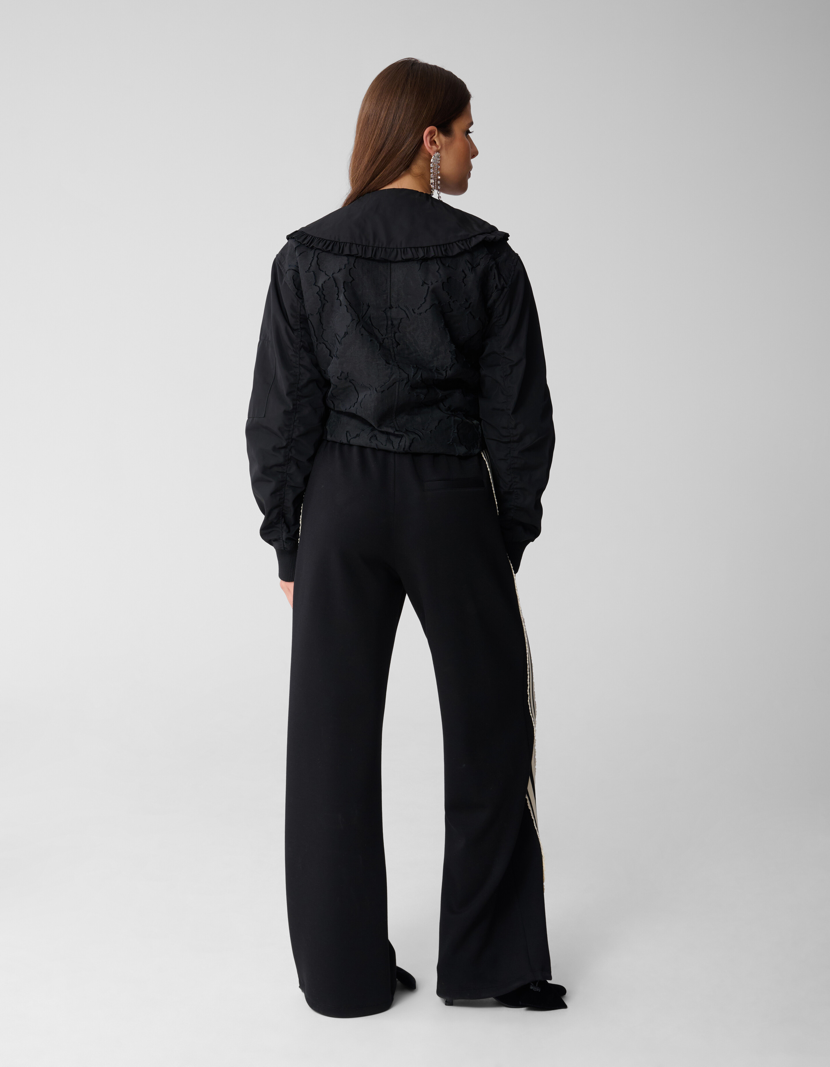 Sportliche Schnürung weit geschnittene Hose Schwar SHOEBY WOMEN