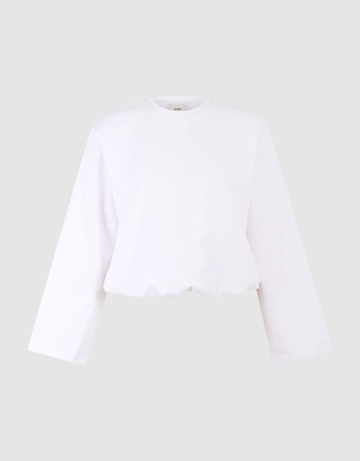 Wei&szlig;es Ballon-Langarmshirt SHOEBY WOMEN