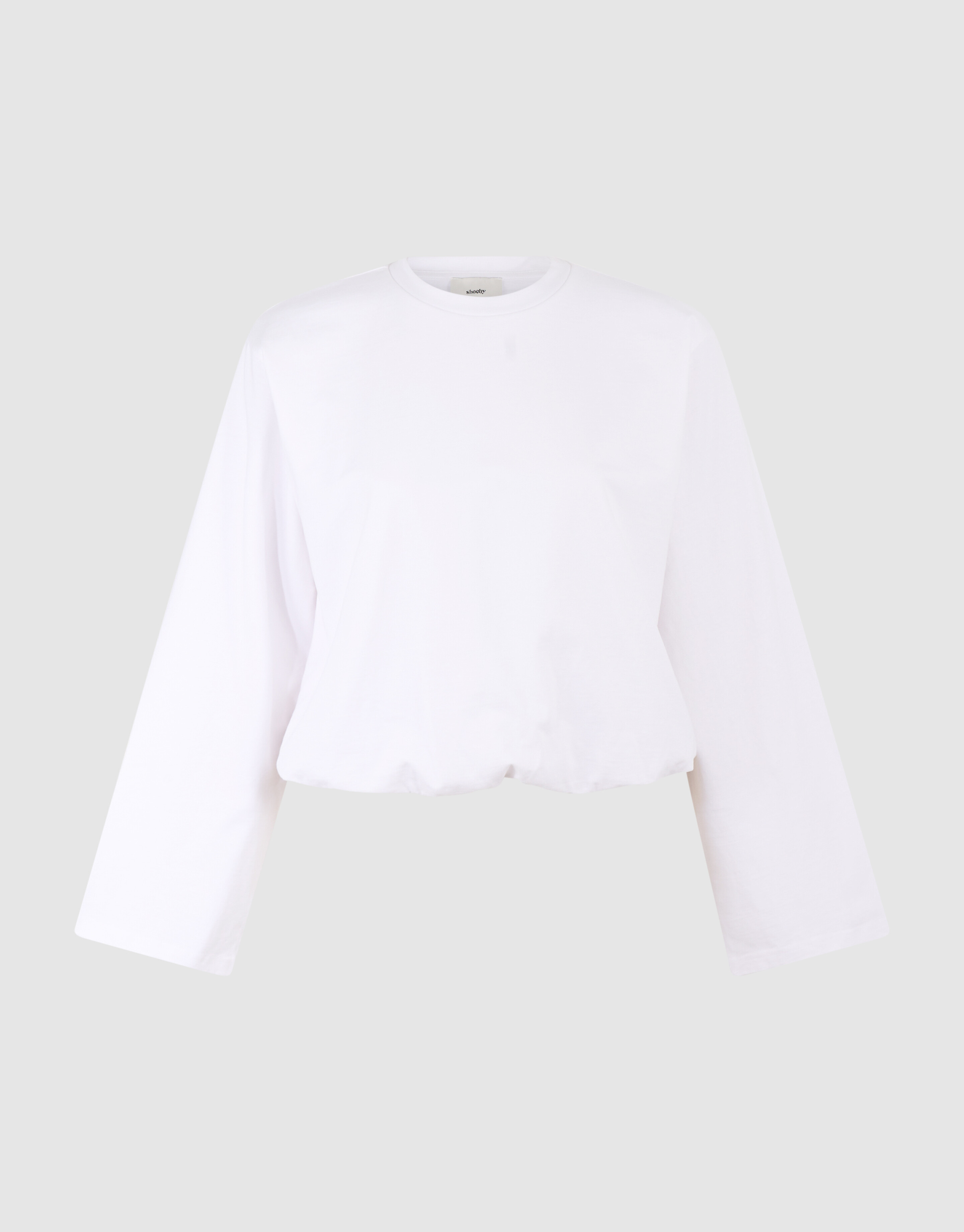 Wei&szlig;es Ballon-Langarmshirt SHOEBY WOMEN