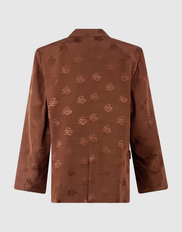 Jacquard Blazer Braun SHOEBY WOMEN