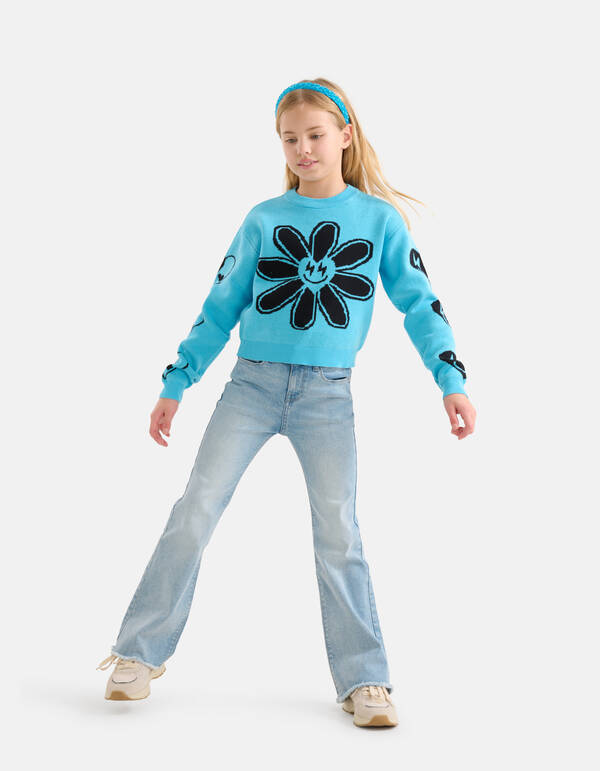 Flared Fit Jeans gebleicht SHOEBY GIRLS