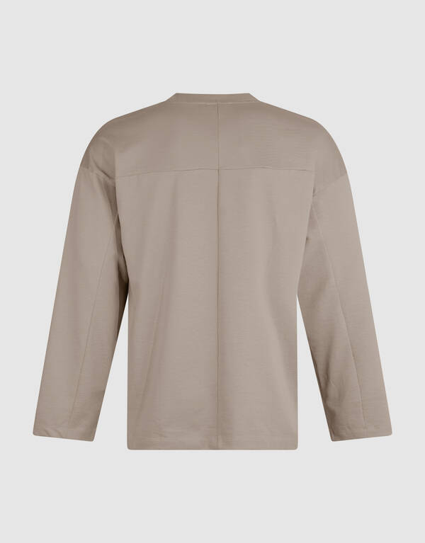 Basis Relaxed Fit Longsleeve Beige SHOEBY MEN