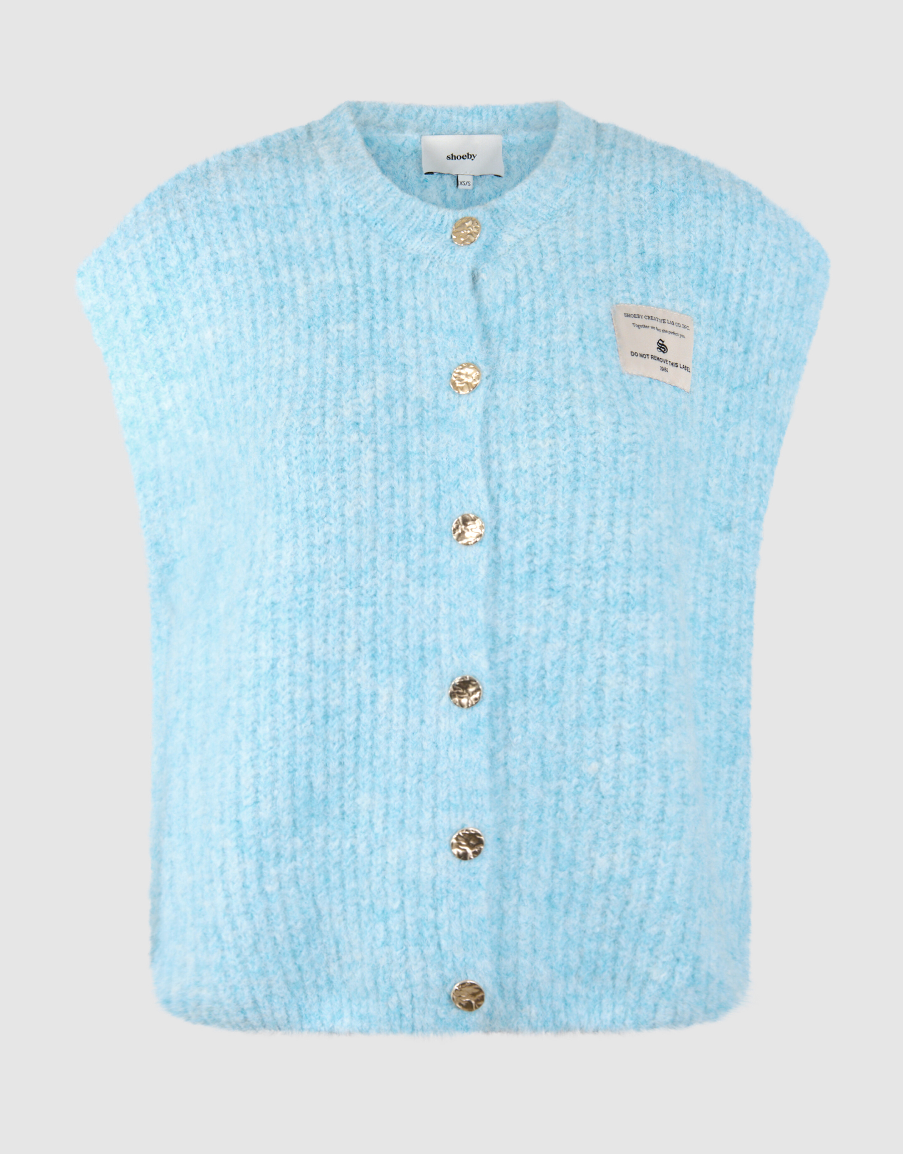 Flauschige Weste Hellblau SHOEBY WOMEN