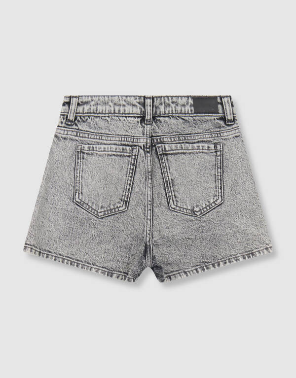 Strass Denim Short Grau SHOEBY GIRLS