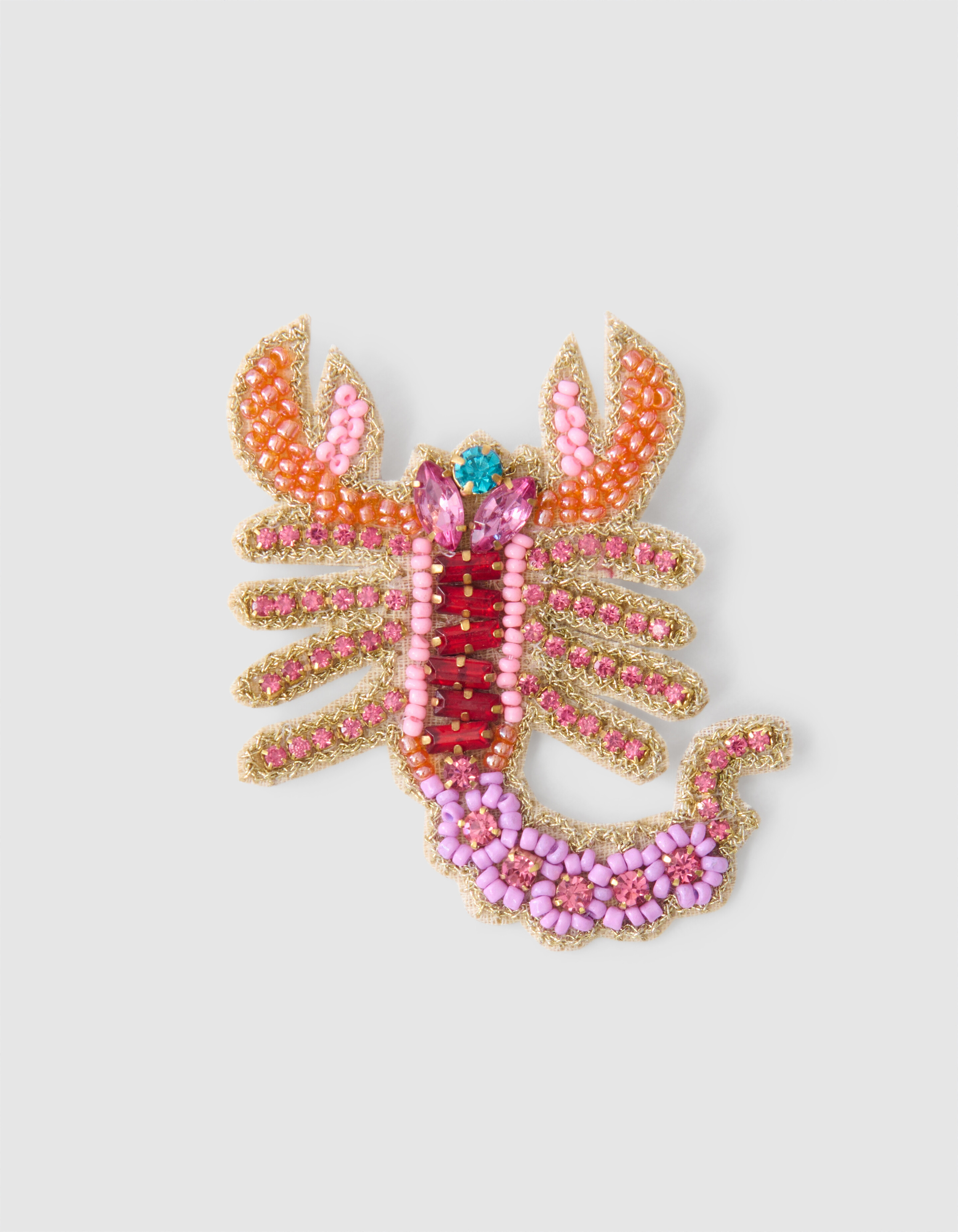 Skorpion Brosche Rosa von Fred SHOEBY ACCESSOIRES